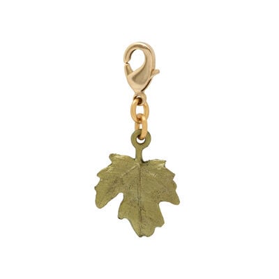 Maple leaf charm by Michael Michaud